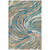 Capri 1764/04 Big Wave Aqua Indoor Outdoor Rug