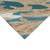 Capri 1764/04 Big Wave Aqua Indoor Outdoor Rug Corner view