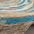 Capri 1764/04 Big Wave Aqua Indoor Outdoor Rug Close up view