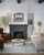 Momeni Jax JAX-1 Blue Wool Rug in traditional living room