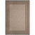 Liora Manne Monaco 6279-12 Striped Border Taupe Rug