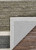 Couristan Lotus Pagoda 8223/3864 Earth Area Rug - detailed backing and corner view