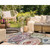 Liora Manne Capri 1769/44 Memphis Multi Rug in outdoor setting
