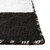 Liora Manne Sorrento 6302/48 Rugby Stripe Black Rug - Edge and Pile View