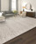 Stanton Splendor Smitten Platinum Nylon Area Rug - living room view