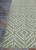 Recife 1318/4412 Cabana Tile Sage Leaf Ivory Area Rug - side edge view