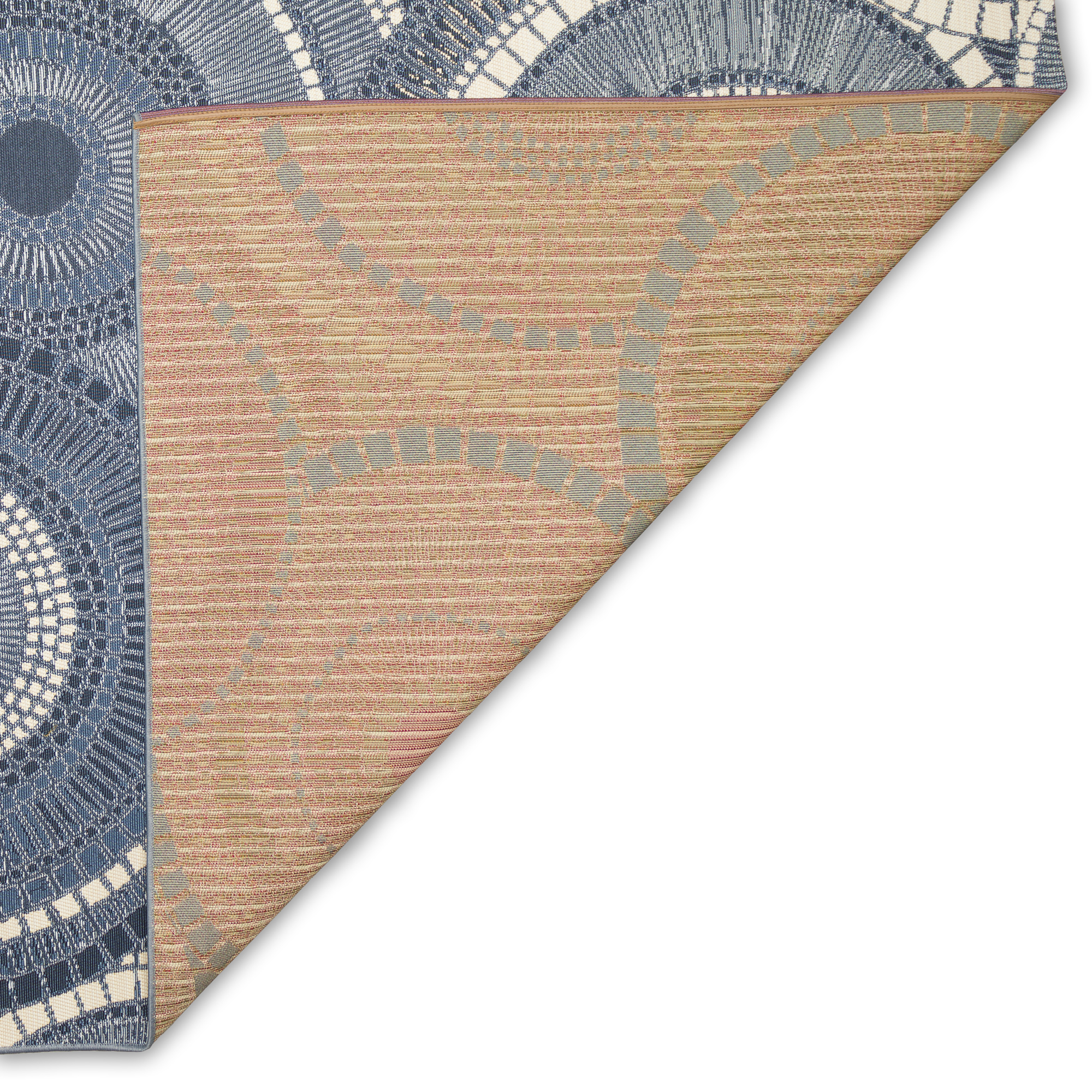 Trans Ocean Liora Manne Marina 8035/04 Circles Delft Area Rug