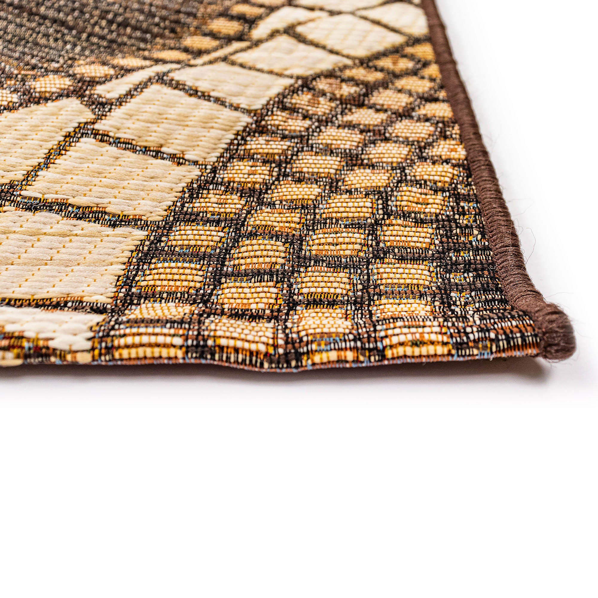 Trans Ocean Liora Manne Marina 8035/19 Circles Brown Area Rug