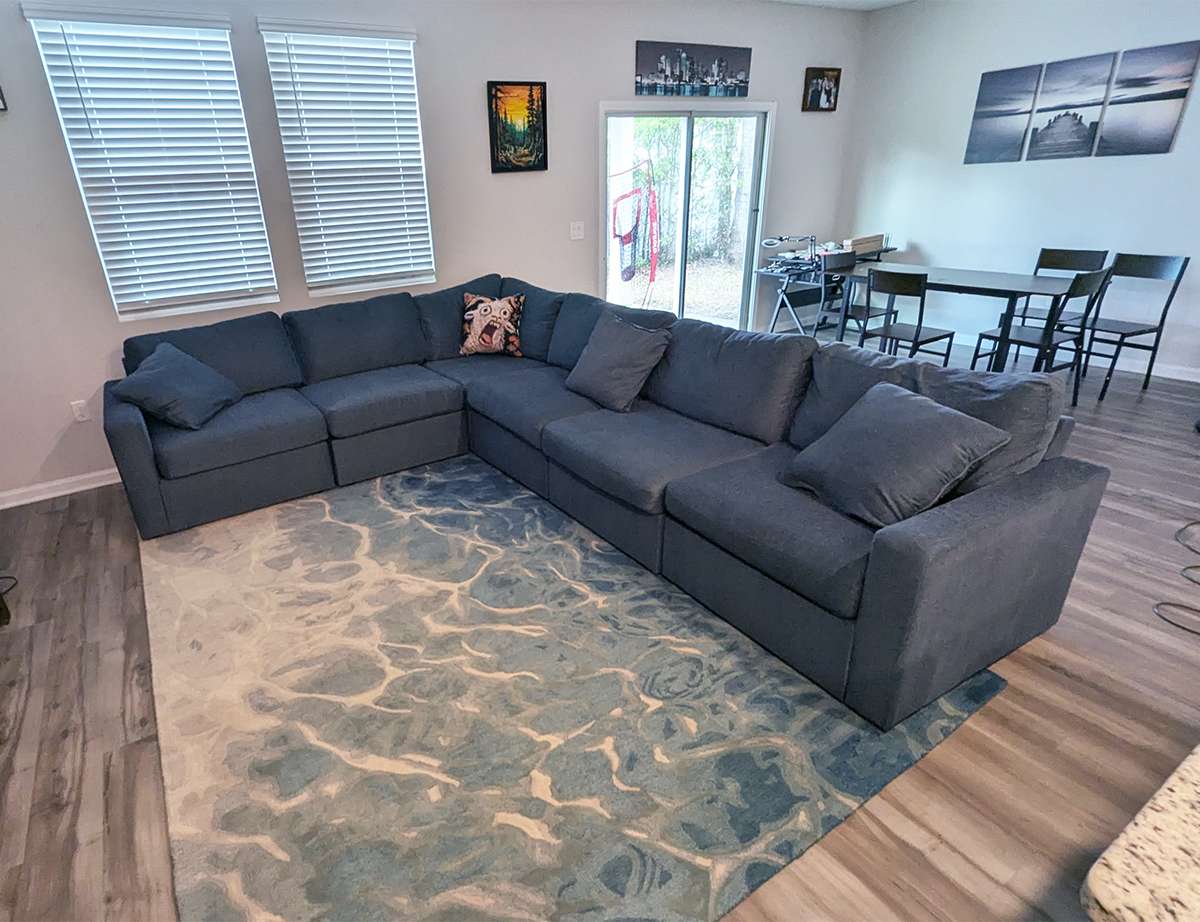 Trans Ocean Liora Manne Corsica 9146/03 Water Blue Area Rug