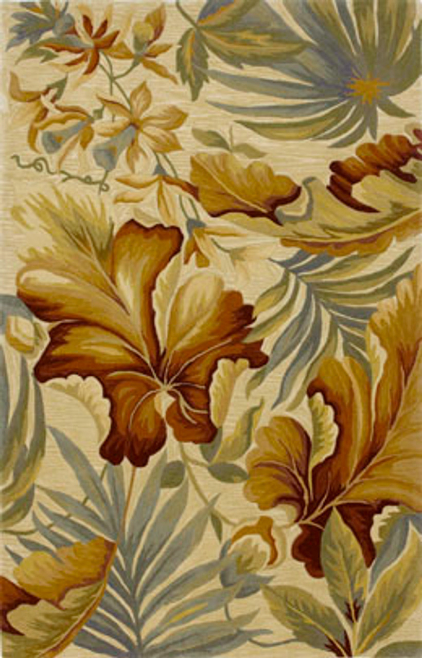 eaphi desert like design knit 『Ivory』 Aura Modern Abstract, Ivory/Taupe/Gold, 8' x 10' Area Rug