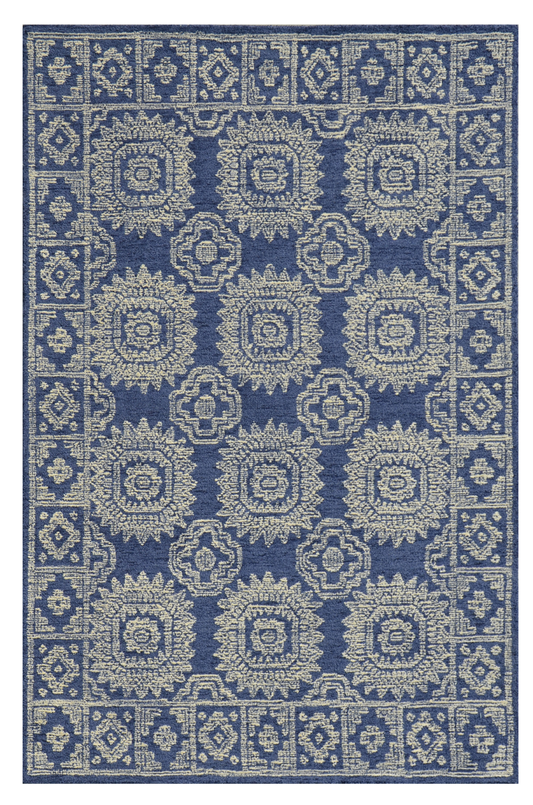 Kas Hudson 2469 Navy Suzani Area Rug