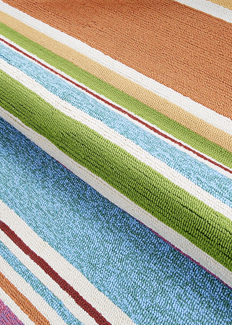 Couristan Covington Sherbet Stripe Multi Area Rug - Rug Goddess