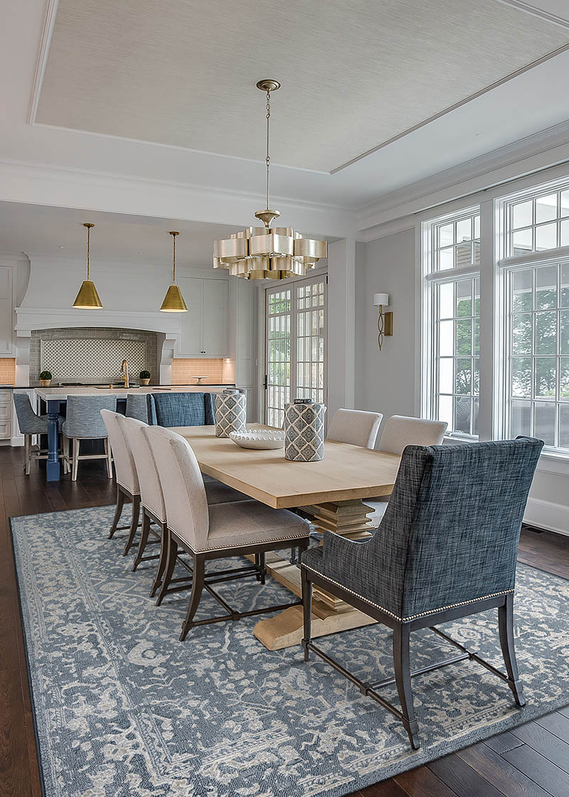 Couristan Marina 8974/0535 Slate Blue Oyster Area Rug | Rug Goddess