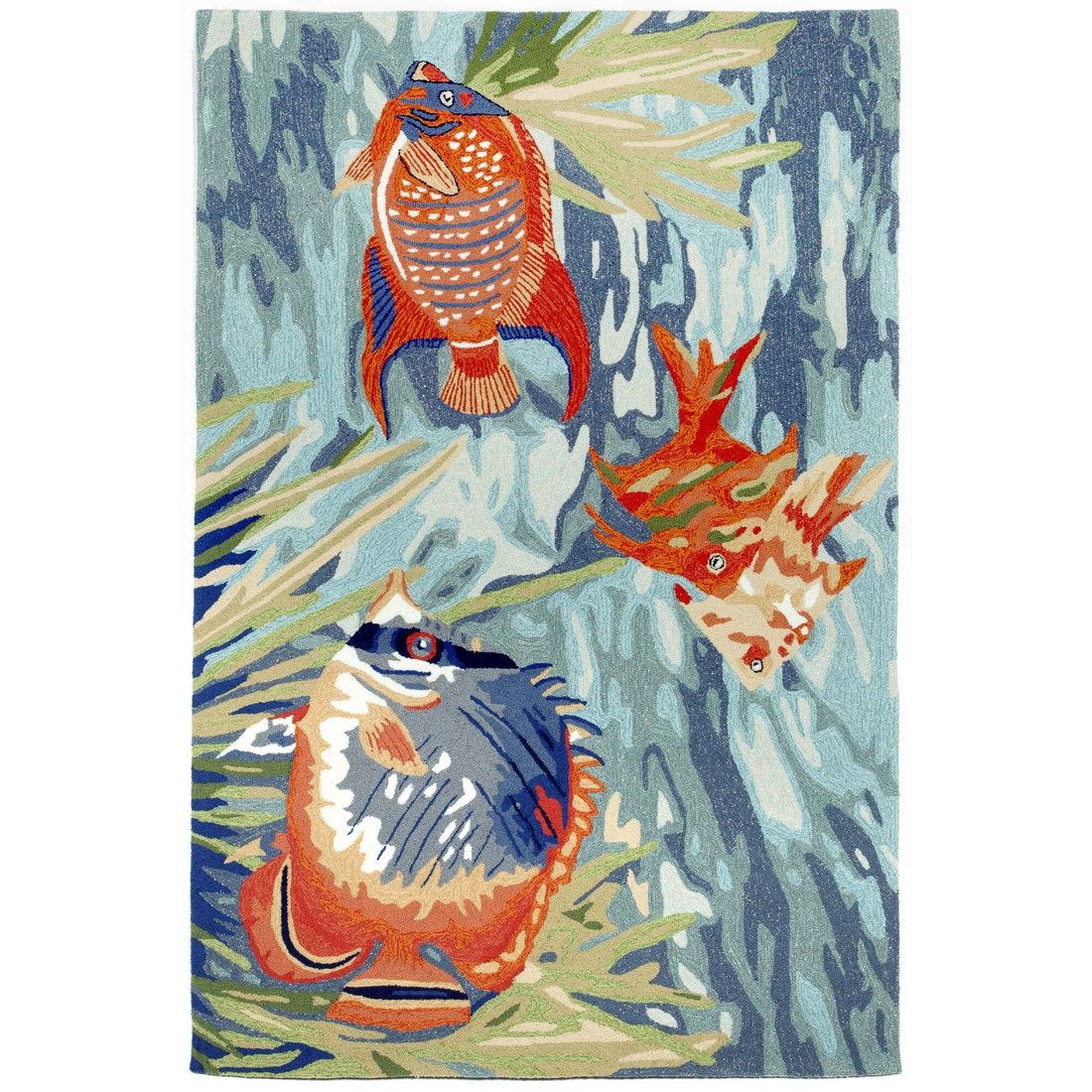 Liora Manne Tropical Fish Ocean Indoor-Outdoor Rug | Rug Goddess