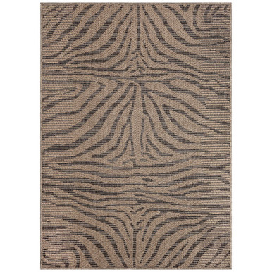 Liora Manne Monaco 6281/12 Zebra Taupe Rug