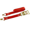 Red Ratchet Strap Tie Down Trailer 5m Hook Cargo Strap 750kg Lashing SM005