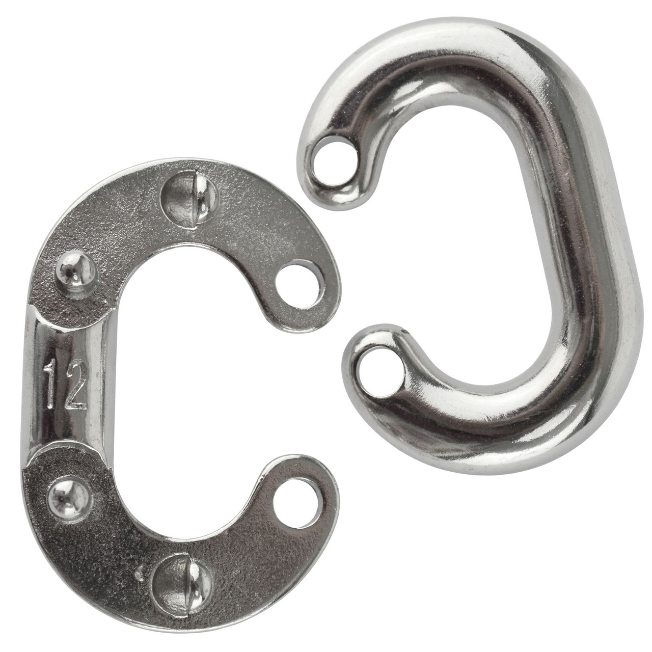 Chain Connecting Link 12mm Marine Grade Stainless Steel Split Shackle DK73