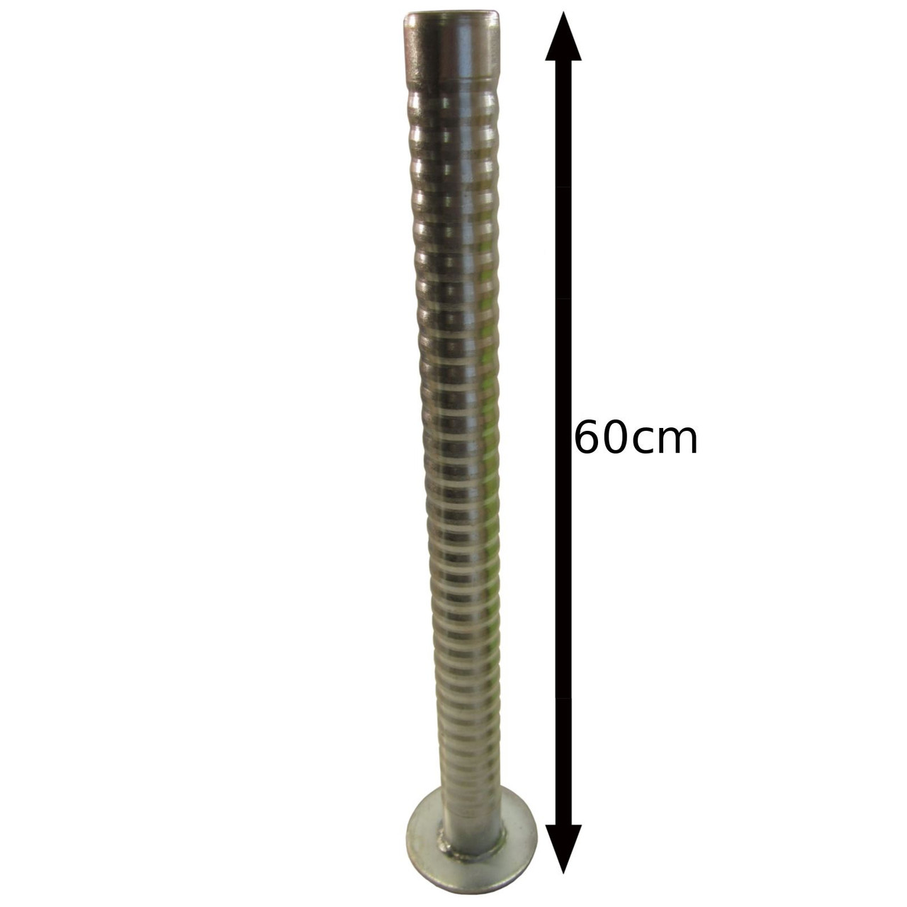 48MM Heavy Duty Ribbed Drop / Prop Stand 600mm Long for Trailers TR012