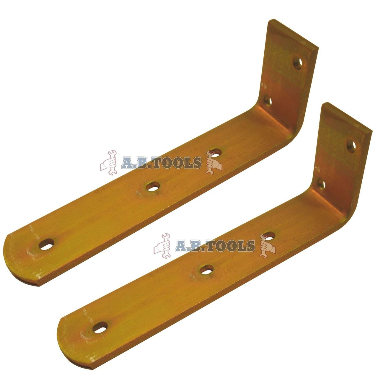 Long Trailer Mudguard Angle Bracket HEAVY DUTY 90 degree Corner Brace PAIR TR084