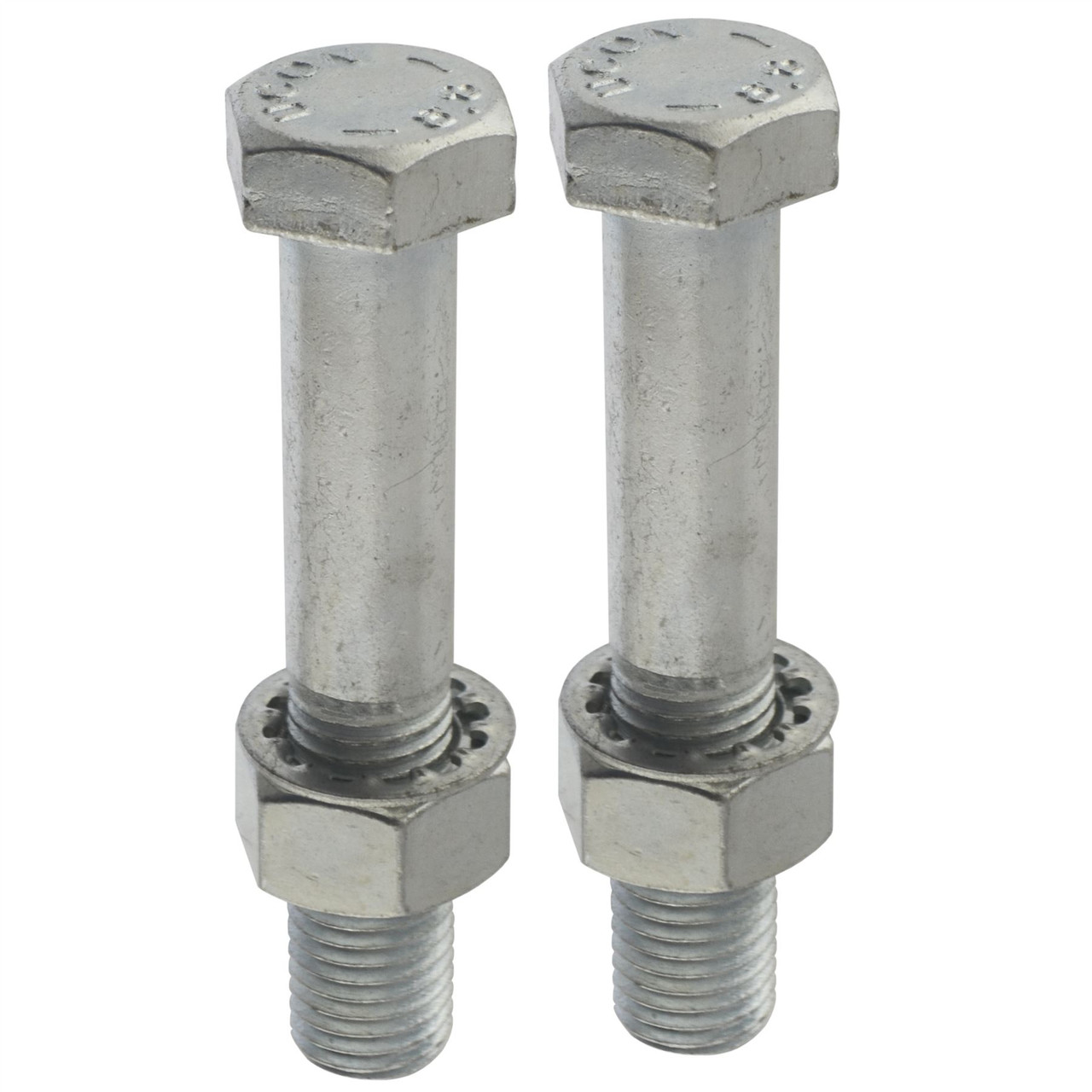 PAIR Tow Bar / Tow Ball Bolts 90mm Long with Nuts & Washers HIGH TENSILE