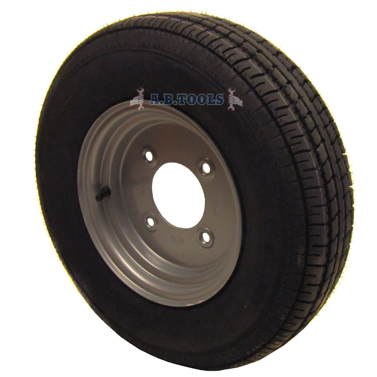 Trailer Wheel and Tyre 145 x 10" 8 PLY 51/2" PCD TRSP05