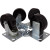 4 in. Rubber Caster Kit for Ridgid Gang Box
