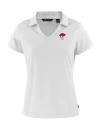 Buffalo Bills Historic Cutter & Buck Daybreak Eco Recycled Womens V-neck Polo White Mannequin Thumbnail Image
