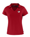 Arizona Cardinals Historic Cutter & Buck Daybreak Eco Recycled Womens V-neck Polo Cardinal Red Mannequin Thumbnail Image