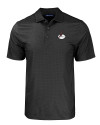 Arizona Cardinals Historic Cutter & Buck Pike Eco Tonal Geo Print Stretch Recycled Mens Big & Tall Polo Black Mannequin Thumbnail Image