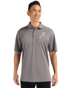 Reno Aces Cutter & Buck CB Drytec Genre Textured Solid Mens Big and Tall Polo Elemental Grey Front Thumbnail Image