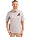 Reno Aces Cutter & Buck Forge Heathered Stretch Mens Polo Polished Heather Front Thumbnail Image