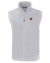 Baltimore Orioles Cutter & Buck Charter Eco Full-Zip Mens Big & Tall Vest Polished Medium Gray Mannequin Thumbnail Image