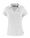 Houston Astros Stars & Stripes Cutter & Buck Daybreak Eco Recycled Womens V-neck Polo White Mannequin Thumbnail Image