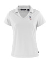 Chicago White Sox Stars & Stripes Cutter & Buck Daybreak Eco Recycled Womens V-neck Polo White Mannequin Thumbnail Image