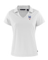 New York Mets Stars & Stripes Cutter & Buck Daybreak Eco Recycled Womens V-neck Polo White Mannequin Thumbnail Image