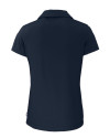 Colorado Rockies Stars & Stripes Cutter & Buck Daybreak Eco Recycled Womens V-neck Polo Navy Blue Mannequin Back Thumbnail Image