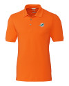 Miami Dolphins Cutter & Buck Advantage Eco Tri-Blend Pique Mens Polo Orange Burst Mannequin Thumbnail Image