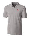 Nebraska Cornhuskers College Vault Cutter & Buck Forge Stretch Mens Big and Tall Polo Polished Medium Gray Mannequin Thumbnail Image