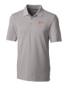 Idaho State Bengals College Vault Cutter & Buck Forge Stretch Mens Big and Tall Polo Polished Medium Gray Mannequin Thumbnail Image