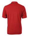Nebraska Cornhuskers College Vault Cutter & Buck Virtue Eco Pique Recycled Mens Polo Red Mannequin Back Thumbnail Image