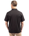 Idaho State Bengals College Vault Cutter & Buck Virtue Eco Pique Recycled Mens Polo Black Back Thumbnail Image