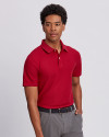 View image 2: Cutter & Buck Big & Tall Breakthrough Polo Man wearing Big & Tall Breakthrough Polo in red