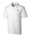 New England Patriots Cutter & Buck Mens Big & Tall Fusion Polo White Mannequin Thumbnail Image