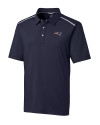 New England Patriots Cutter & Buck Mens Fusion Polo Liberty Navy Mannequin Thumbnail Image