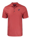 Arizona Cardinals Americana Cutter & Buck Pike Eco Tonal Geo Print Stretch Recycled Mens Big & Tall Polo Cardinal Red Mannequin Thumbnail Image