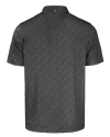 Cincinnati Bearcats College Vault Cutter & Buck Pike Eco Pebble Print Stretch Recycled Mens Polo Black Mannequin Back Thumbnail Image