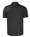 Clemson Tigers College Vault Cutter & Buck Pike Eco Tonal Geo Print Stretch Recycled Mens Big & Tall Polo Black Mannequin Back Thumbnail Image