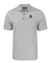 View image 11: Alabama Crimson Tide College Vault Cutter & Buck Pike Eco Tonal Geo Print Stretch Recycled Mens Big & Tall Polo Elemental Grey Mannequin