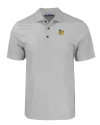 Baylor Sailor Bear College Vault Cutter & Buck Pike Eco Tonal Geo Print Stretch Recycled Mens Big & Tall Polo Elemental Grey Mannequin Thumbnail Image