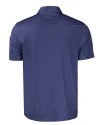 Penn State Nittany Lions Alumni Cutter & Buck Pike Eco Tonal Geo Print Stretch Recycled Mens Big & Tall Polo Navy Blue Mannequin Back Thumbnail Image